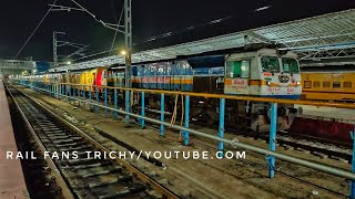 2 in 1 || Mayiladuthurai Mysore Special with EMD departing from Trichy || Pallavan arriving Trichy