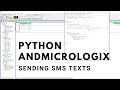 Python and Micrologix1100 Part2 - Sending SMS texts