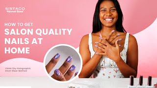 Sistaco Mineral Bond - Manicure Application and Colour Removal