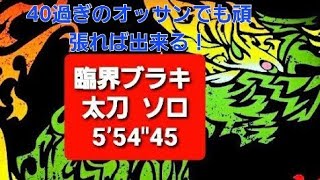 MHWI　臨界ブラキ　太刀　ソロ　5'54\