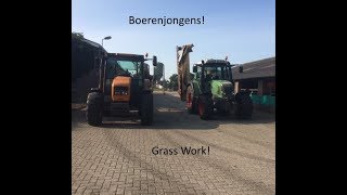 Grass work! with Fendt 409 Renault Ares 540 rx