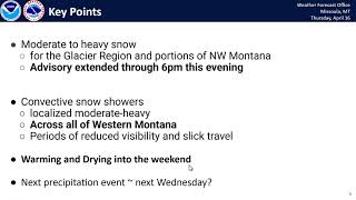 NWS Missoula Weather Briefing - April 16, 2026