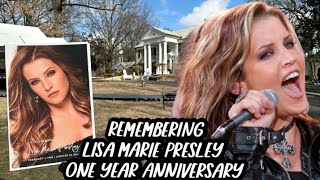 LISA MARIE PRESLEY 2024 TRIBUTE ONE YEAR ANNIVERSARY (Grave & Funeral Program)