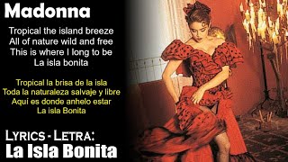 Madonna - La Isla Bonita (Lyrics English-Spanish) (Inglés-Español)