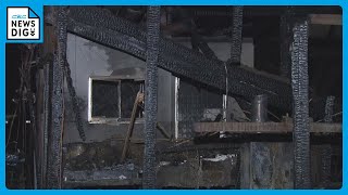 木造平屋建て住宅が全焼する火事　焼け跡から性別不明の1人の遺体を発見　三重・四日市市