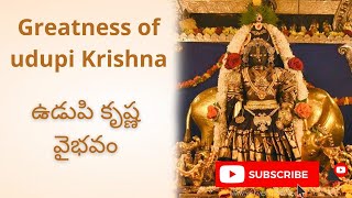 ఉడుపి కృష్ణ  వైభవం | Greatness of udupi Krishna in telugu | about astamata #saitelugutraveller