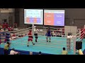 2016年ih ボクシング 男子 フライ級 準々決勝 堤駿斗（習志野）vs 西岡伶英（花咲徳栄）、中谷七都（京都廣学館）vs 小川達也（境港総合技術）