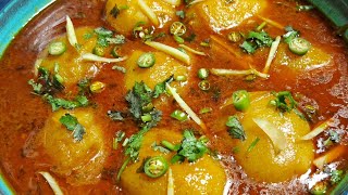 Aloo Nihari Recipe/easy\u0026very tasty Aloo Curry Recipe/by Indian Kitchen Nikhat//