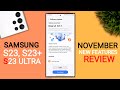 Samsung S23/S23+/S23 Ultra November Update Review | New Features | S23 Series One Ui 7.0 Android 15