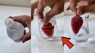 This FROZEN STRAWBERRY hack will SHOCK you!! - #Shorts