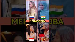 Mehabooba | Battle By - Emma Heesters, Dilki uresha, Nysha Fathima & Euis Desyana |
