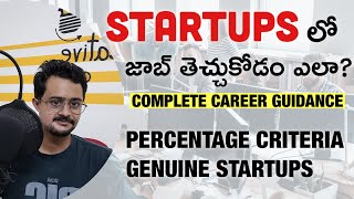 How To get Jobs in Startups || How to find genuine startup
