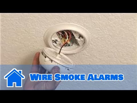 Household Electrical Wiring : How to Wire Smoke Alarms Household Electrical Wiring : How to Wire Smoke Alarms