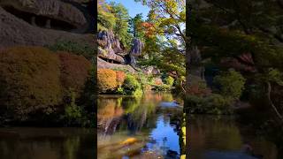 日本石川県那谷寺の紅葉.       Ishikawa Natadera Temple