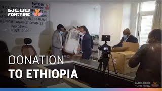 Webb Fontaine Donates Medical Aid to Ethiopia