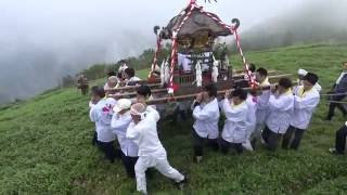 霊峰剣山 山頂大祭　雲の中の御神幸祭（その４）　２０１６年７月１７日