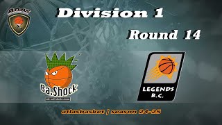 Atlasbasket - Div 1_Round 14 - BA.SHOCK vs LEGENDS