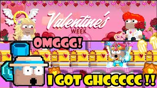 FINALLY MY DREAM! I GOT GHCCC!! 💛 | GrowTopia Valentine's Gacha 2025