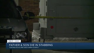 Portage police investigating after stabbing leaves two people dead.