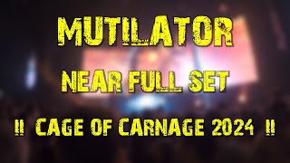 Mutilator pres. Cage of Carnage (near full set) @ Cage of Carnage 2024