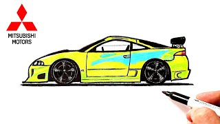 How to draw a car from Fast and Furious | Fast and furious car drawing