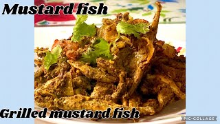 dry mustard fish using grill  # Odisha special mustard fish# ଛୋଟ ସୋରିଷ ମାଛ ପତୁଆ