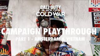 Black Ops Cold War Campaign Playthrough - Part 1 - Xbox One X 4K - Call of Duty - JUST GAMEPLAY
