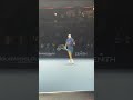 insane holger rune point courtside view tennis rune shorts