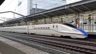 北陸新幹線E7系 あさま648号　高崎駅発車