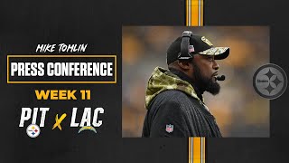 Steelers Press Conference (Week 11 at Chargers): Coach Mike Tomlin | Pittsburgh Steelers