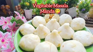 Vegitable Masala Manda Recipe😋ଅତି ସ୍ୱାଦିଷ୍ଠ ପରିବା ପୁର ମସଲା ମଣ୍ଡା😋