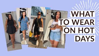 ✨☀️WHAT TO WEAR ON HOT DAYS (CHAFING FRIENDLY) MIDSIZE PERSONAL SHOPPER