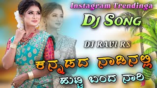 ಕನ್ನಡದ ನಾಡಿನಲ್ಲಿ ಹುಟ್ಟಿ ಬಂದ ನಾರಿ | Old Janapada  Dj Remix Songs Instagram Trending Song #song