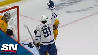John Tavares Finishes Off Tic-Tac-Toe Play For 150th Career Goal With Maple Leafs