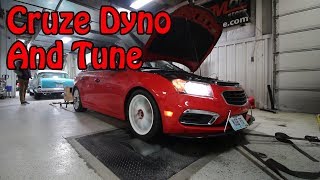 CHEVY CRUZE DYNO DAY + TUNE! (Tuned 1.8l Cruze)