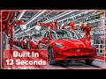 How Tesla Builds a Car Every 13 Seconds