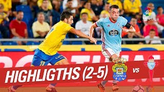 Resumen de UD Las Palmas vs RC Celta (2-5)