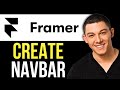 How to Create a Navbar in Framer