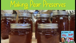 Pear Preserves