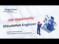 IT Job Openings: Simulation Engineer Wanted! | People Prime Jobs