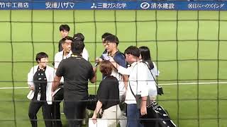 2023.09.03 阪神 森下翔太 試合後囲み取材