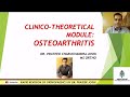 OSTEOARTHRITIS KNEE | Clinical Orthopaedics | Dr.Prateek Joshi M.S., |