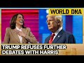 US Elections 2024: Trump refuses further debates with Harris | World News | World DNA LIVE | WION