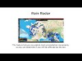 introducing rain radar