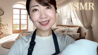 ASMR (Sub ✔︎) Heals you after childbirth gently. [Relax, healing, calm]