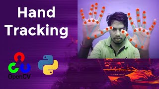 Hand tracking using opencv telugu