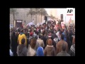 thousands of egyptians rallied wednesday to mark the first anniversary of the country s 2011 uprisin