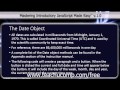 JavaScript Training Tutorial The Date Object