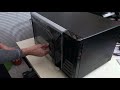 samsung mc28h5015aw et forno microonde combinato unboxing e primo utilizzo