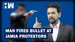 Two Days After Anurag Thakur's Comment, Man Fires Bullet At Jamia Protestors | HW News English